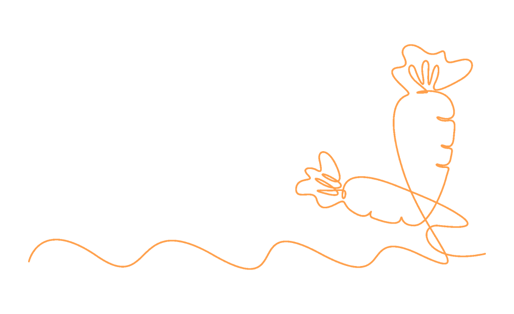 carrot line art