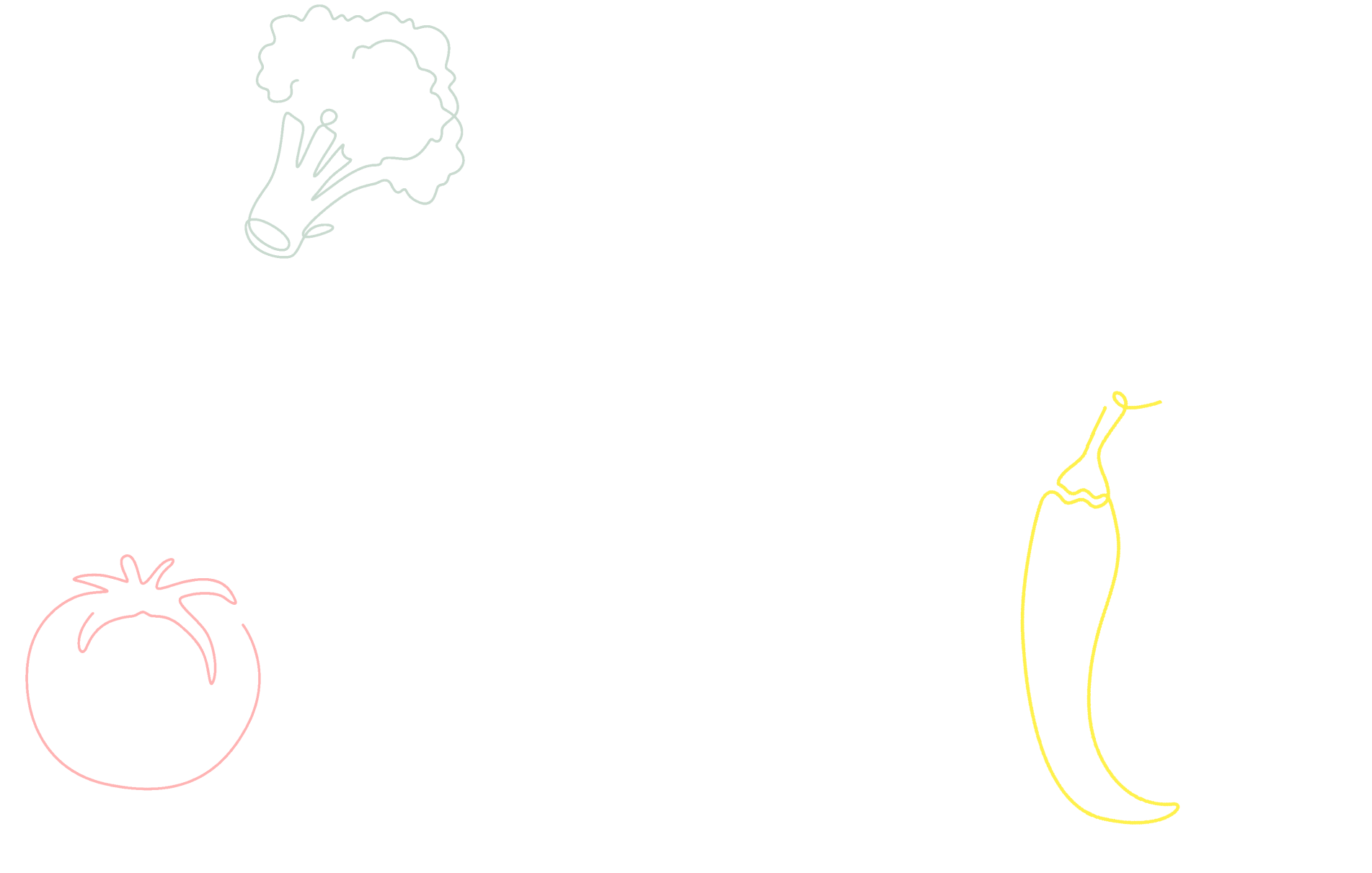 vegetables line art